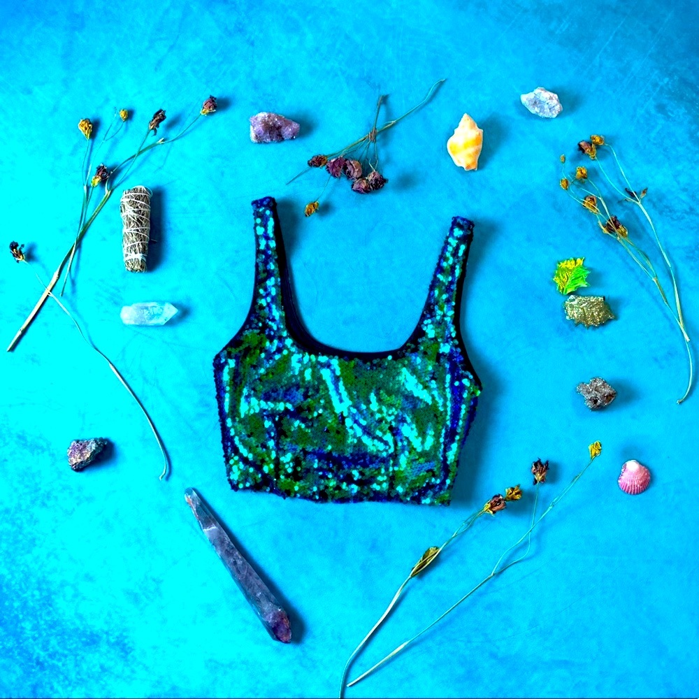 Mermaid 🧜🏻‍♀️ Sequin Top ✨